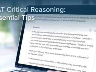 GMAT Critical Reasoning: 8 Essential Tips