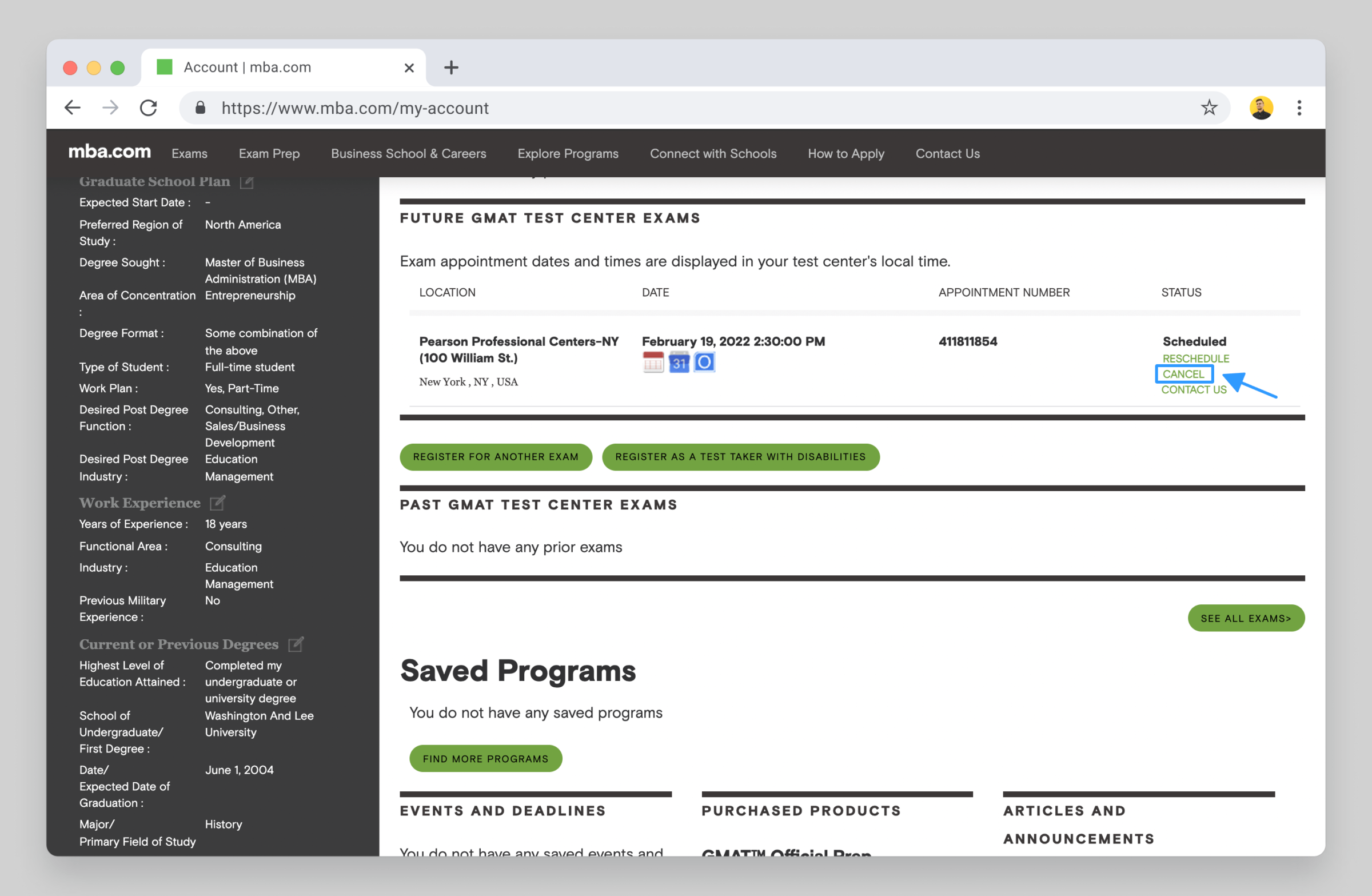 How to Reschedule or Cancel GMAT TTP GMAT Blog