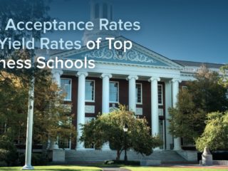 MBA Acceptance Rates and Yield Rates of Top Business Schools