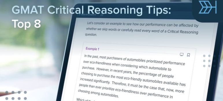 GMAT Critical Reasoning Tips