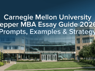 Carnegie Mellon University Tepper MBA Essay Guide 2026: Prompts, Examples & Strategy